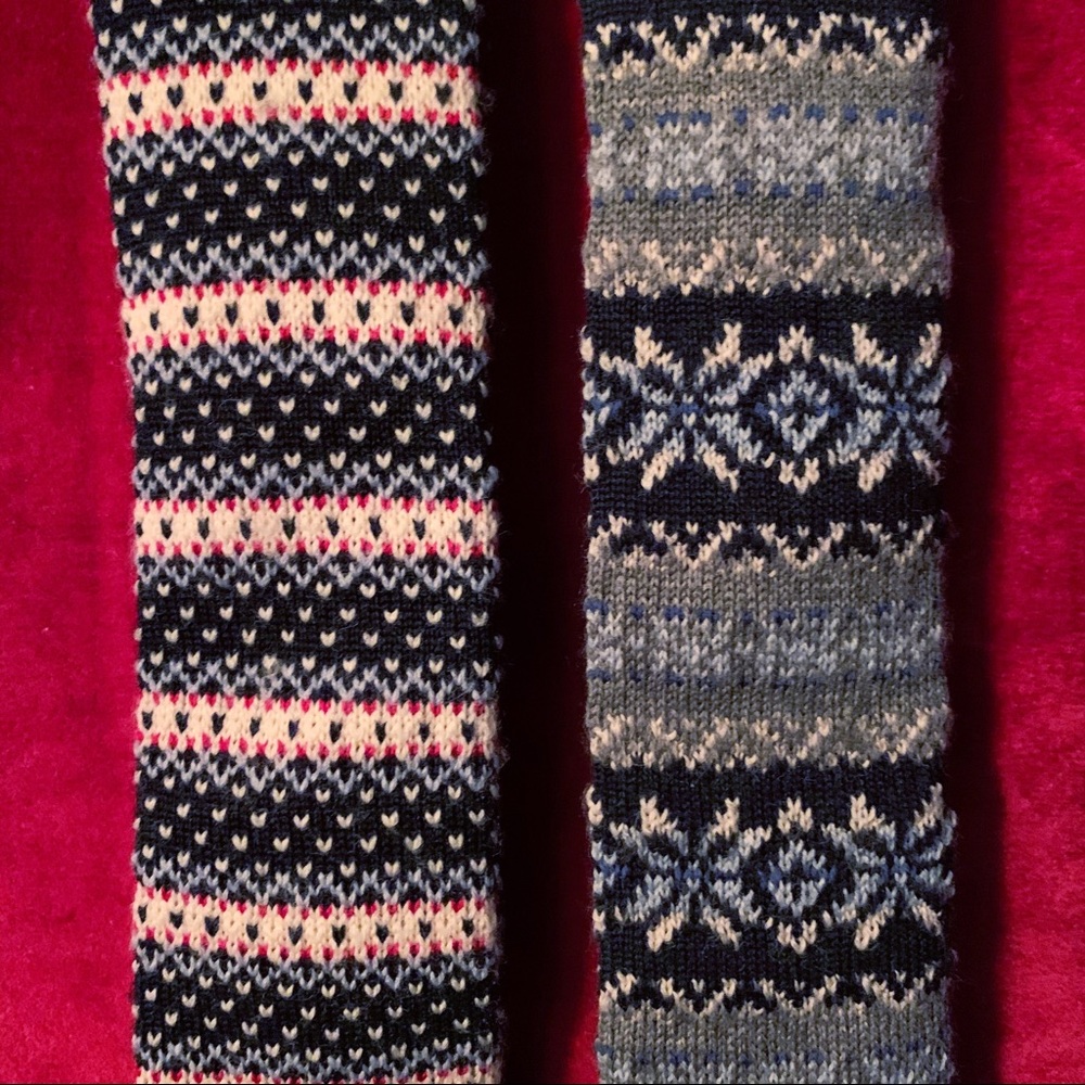Brooks Brothers and J. Crew Slim Winter Knit ties - Picture 2 of 4